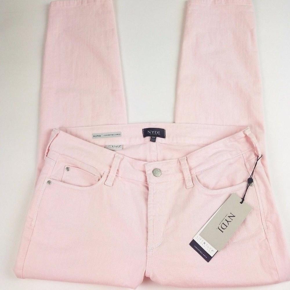 *NYDJ Alina convertible ankle jeans pants size 10P - Picture 7 of 8